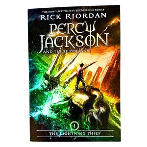 PAPERBACK The Lightning Thief Percy Jackson and the Olympians #1 by Riordan NEW